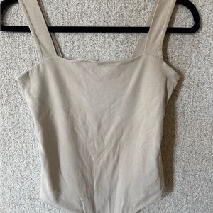 Abercrombie and Fitch Square-Neck Bodysuit, size Medium. EUC!
